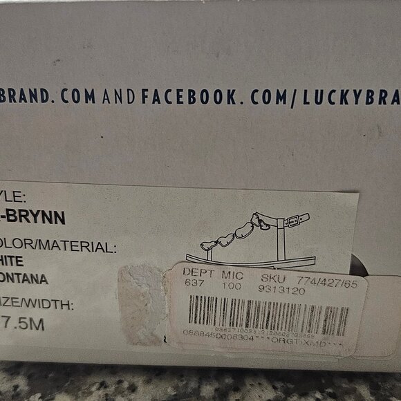 Lucky Brand Sandals Turquiose Gemstone Size 7.5 M - Picture 6 of 7